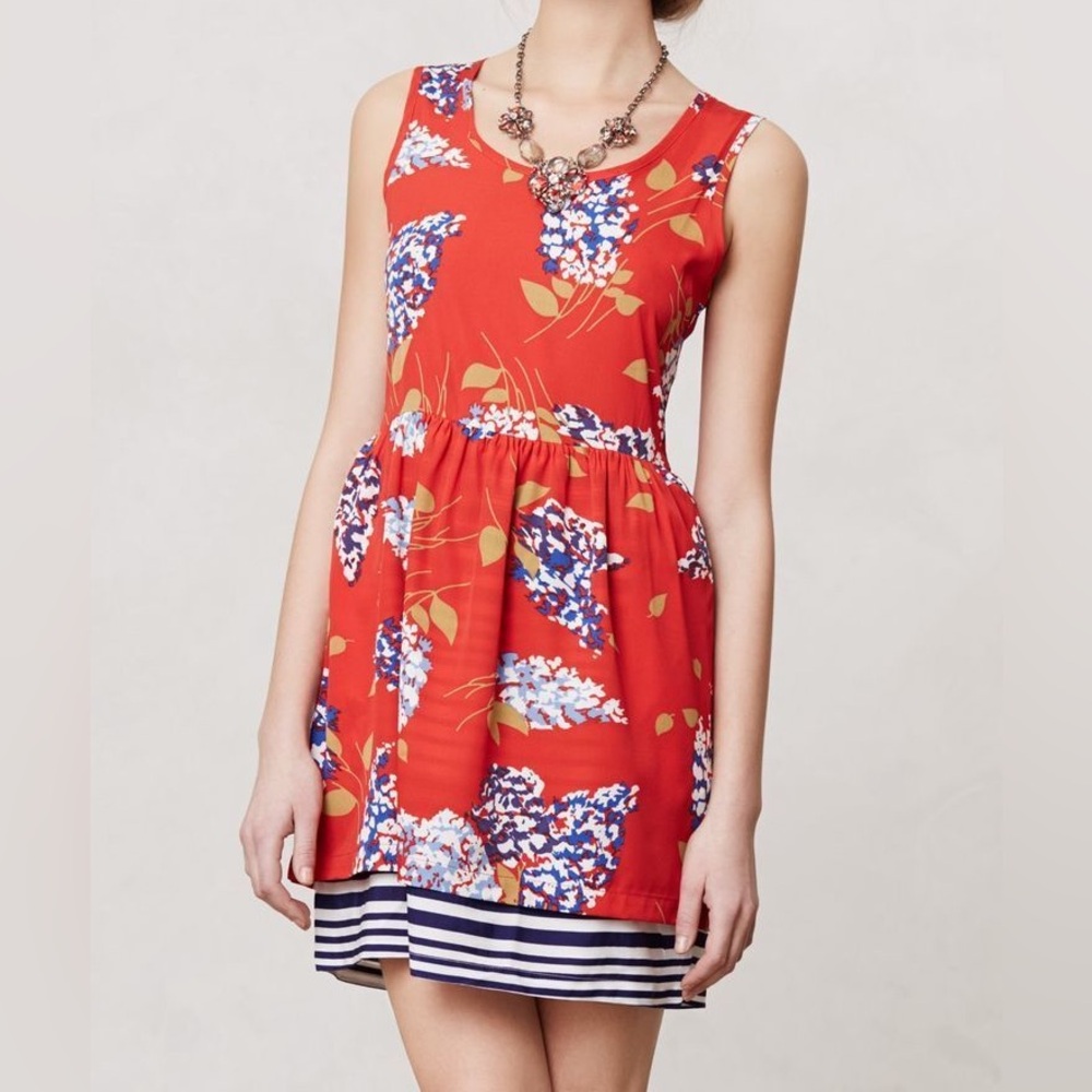 Anthropologie Porridge Petaluma Floral Dress Size M